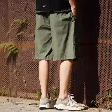 格蓝鹿 美式中腰宽松五分休闲短裤 男款