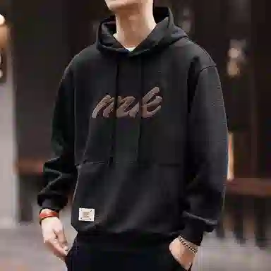 格蓝鹿 重磅复古连帽长袖卫衣 男款