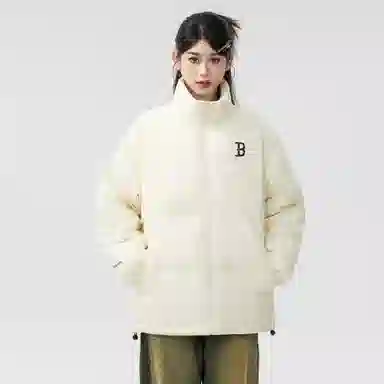 YABAOBAO Logo Puffer Jacket