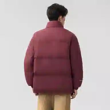 YABAOBAO Logo Puffer Jacket
