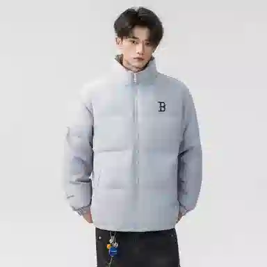YABAOBAO Logo Puffer Jacket