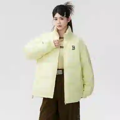 YABAOBAO Logo Puffer Jacket