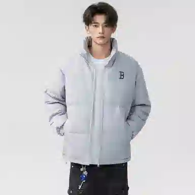 YABAOBAO Logo Puffer Jacket