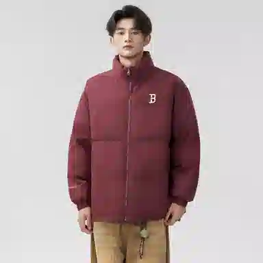 YABAOBAO Logo Puffer Jacket