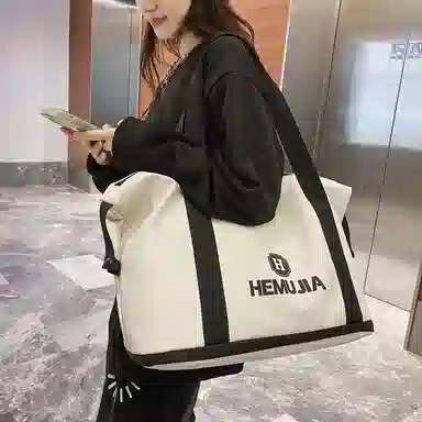 行途旅行包女短途大容量扩容健身包干湿分离尼龙手提斜挎包训练运动背包男女