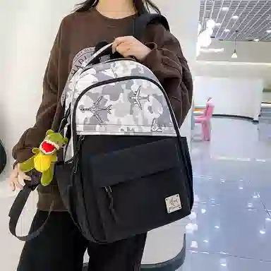 行途 大学生大容量小众休闲旅行电脑 尼龙 背包双肩包 男女同款情侣款 多色