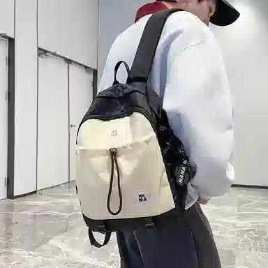 行途 潮流简约小众设计大容量 尼龙 双肩包 男女同款情侣款 多色