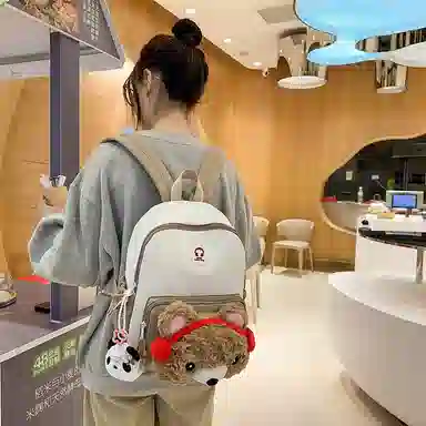 行途 学院风百搭可爱轻便小众设计 尼龙 双肩包 男女同款情侣款 多色