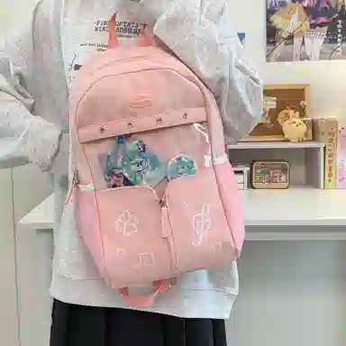 行途 塔丝隆大容量高级感学生书包轻便 尼龙 痛包 小号大号 男女同款情侣款 多色