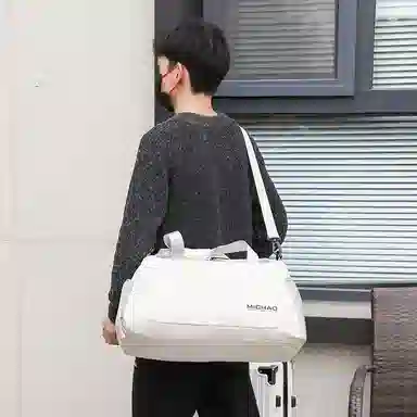 行途 大容量干湿分离 牛津布 健身包 大号 男女同款情侣款 蓝色/绿色/白色/粉色/黑色