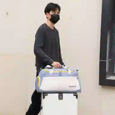 行途 大容量干湿分离 牛津布 健身包 大号 男女同款情侣款 蓝色/绿色/白色/粉色/黑色