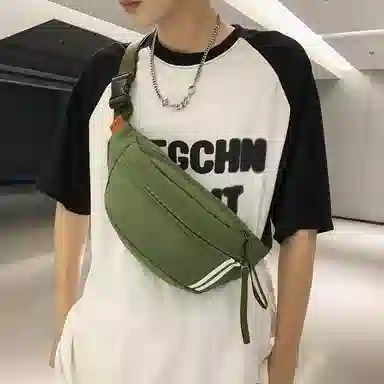 行途 潮流女包时尚质感学生斜挎包休闲手机包百搭 尼龙 胸包 男女同款情侣款 多色