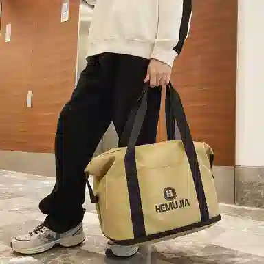 行途旅行包女短途大容量扩容健身包干湿分离尼龙手提斜挎包训练运动背包男女