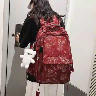 行途男女大容量双肩包多色尼龙