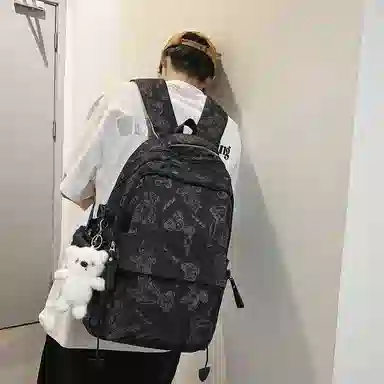 行途男女大容量双肩包多色尼龙