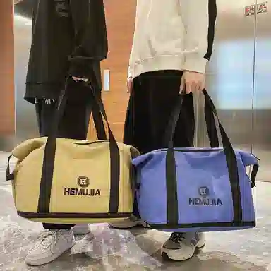 行途旅行包女短途大容量扩容健身包干湿分离尼龙手提斜挎包训练运动背包男女