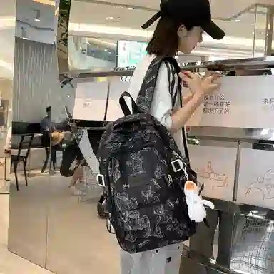 行途 小熊休闲时尚背包 尼龙 双肩包 女款 多色