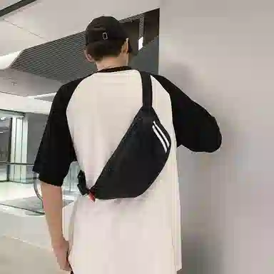 行途 潮流女包时尚质感学生斜挎包休闲手机包百搭 尼龙 胸包 男女同款情侣款 多色