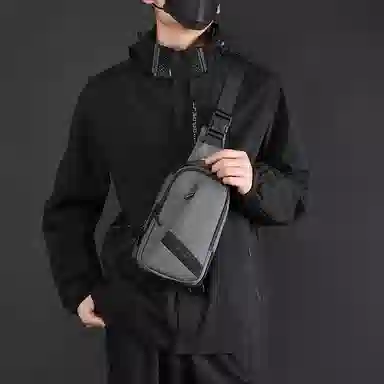 行途 多用途韩系休闲多功能 尼龙布 男女同款情侣款 胸包 多色