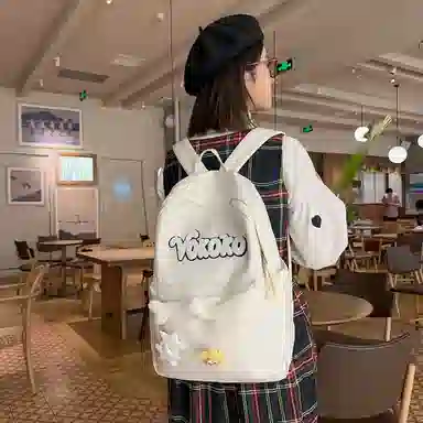 行途 可爱校园小清新质感甜酷旅行潮流轻便 牛津布 双肩包 常规 女款 黑色/红色/白色/黄色/蓝色