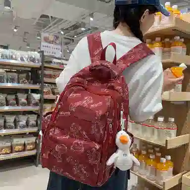 行途 小熊休闲时尚背包 尼龙 双肩包 女款 多色