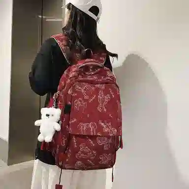 行途男女大容量双肩包多色尼龙