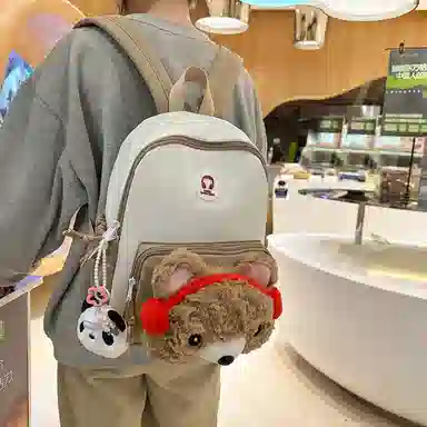 行途 学院风百搭可爱轻便小众设计 尼龙 双肩包 男女同款情侣款 多色