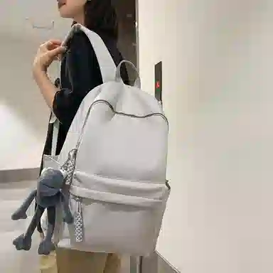 行途 旅行轻便简约校园学院大容量高中大学生 双肩包 男女同款情侣款 多色 尼龙