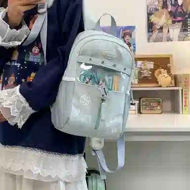 行途 塔丝隆大容量高级感学生书包轻便 尼龙 痛包 小号大号 男女同款情侣款 多色