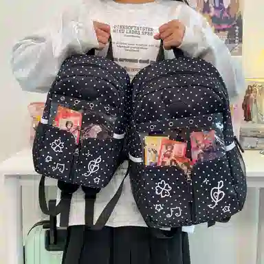 行途 塔丝隆大容量高级感学生书包轻便 尼龙 痛包 小号大号 男女同款情侣款 多色