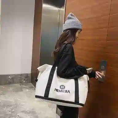 行途旅行包女短途大容量扩容健身包干湿分离尼龙手提斜挎包训练运动背包男女