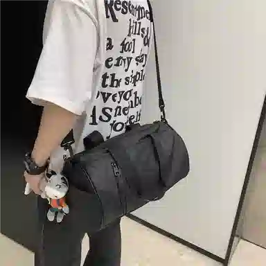 行途 大容量百搭 牛津布 健身包 大号 男女同款情侣款 绿色/灰色/黑色