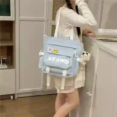 行途 时尚百搭字母设计潮流 牛津布 斜挎单肩包 男女同款情侣款 多色