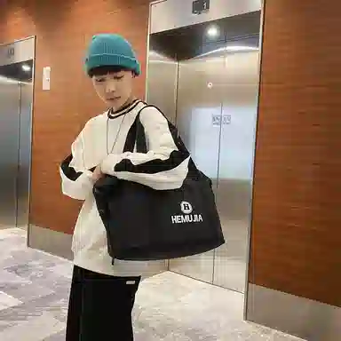 行途旅行包女短途大容量扩容健身包干湿分离尼龙手提斜挎包训练运动背包男女