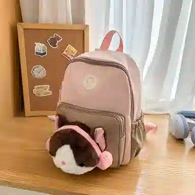 行途 学院风百搭可爱轻便小众设计 尼龙 双肩包 男女同款情侣款 多色