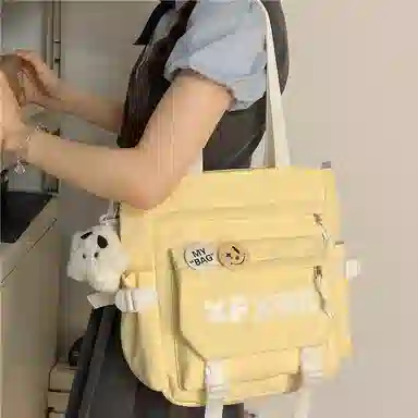 行途 时尚百搭字母设计潮流 牛津布 斜挎单肩包 男女同款情侣款 多色