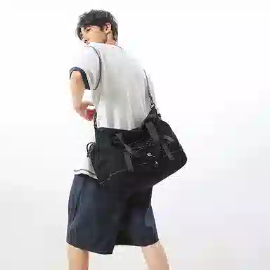 行途 短途韩版潮牌防泼水健身包休闲百搭 尼龙 旅行包 男女同款情侣款 多色