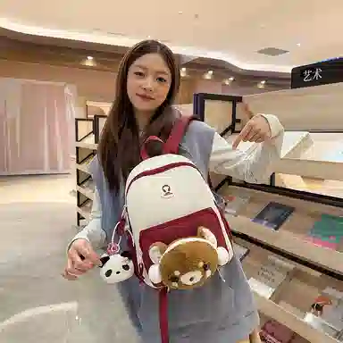 行途 学院风百搭可爱轻便小众设计 尼龙 双肩包 男女同款情侣款 多色