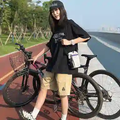 Xingtu Nylon Crossbody Bag