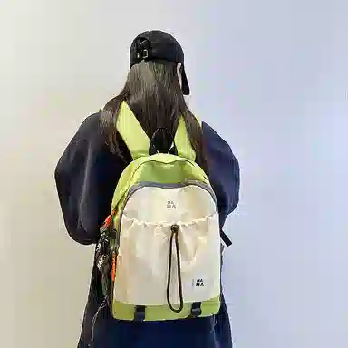 行途 潮流简约小众设计大容量 尼龙 双肩包 男女同款情侣款 多色