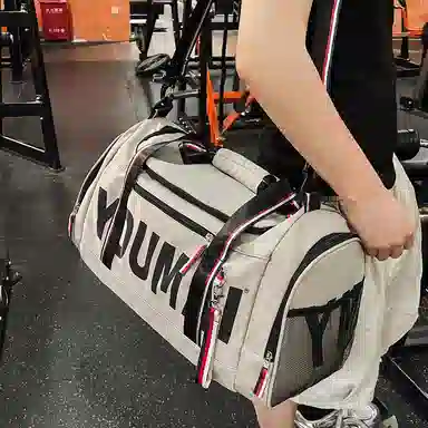 行途 休闲时尚干湿分离短途 尼龙 旅行包 常规 男女同款情侣款 黑色/粉色/卡其色/红色