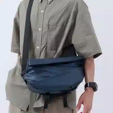 行途 潮流耐磨大容量多功能 尼龙 胸包 常规 男款 灰色/黑色/蓝色/绿色