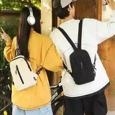 行途 简约潮流时尚 尼龙 双肩包 男女同款情侣款 多色