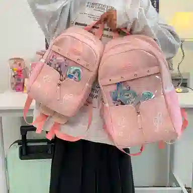 行途 塔丝隆大容量高级感学生书包轻便 尼龙 痛包 小号大号 男女同款情侣款 多色