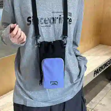 运动轻便外出潮牌旅游 复合布 手机包 男女同款情侣款 多色