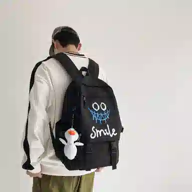 行途 双肩包 大容量高中学生初中生书包大学生休闲背包旅行包 尼龙 男女同款 多色