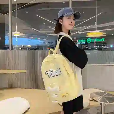 行途 可爱校园小清新质感甜酷旅行潮流轻便 牛津布 双肩包 常规 女款 黑色/红色/白色/黄色/蓝色