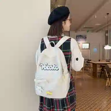 行途 可爱校园小清新质感甜酷旅行潮流轻便 牛津布 双肩包 常规 女款 黑色/红色/白色/黄色/蓝色