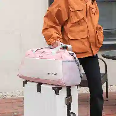 行途 大容量干湿分离 牛津布 健身包 大号 男女同款情侣款 蓝色/绿色/白色/粉色/黑色