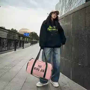 行途 大容量运动短途出差干湿分离 尼龙 男女同款情侣款 旅行包 多色